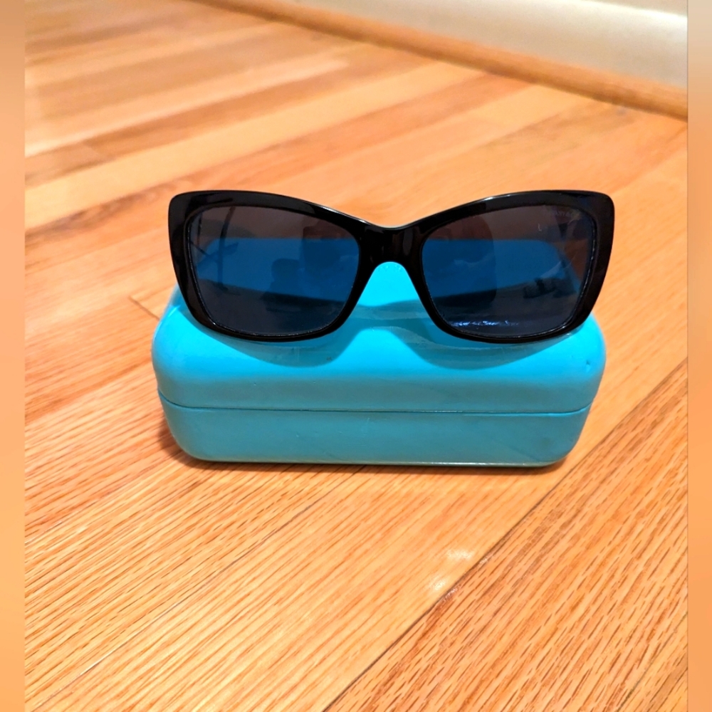 Tiffany Havana Polarized Sunglasses with case